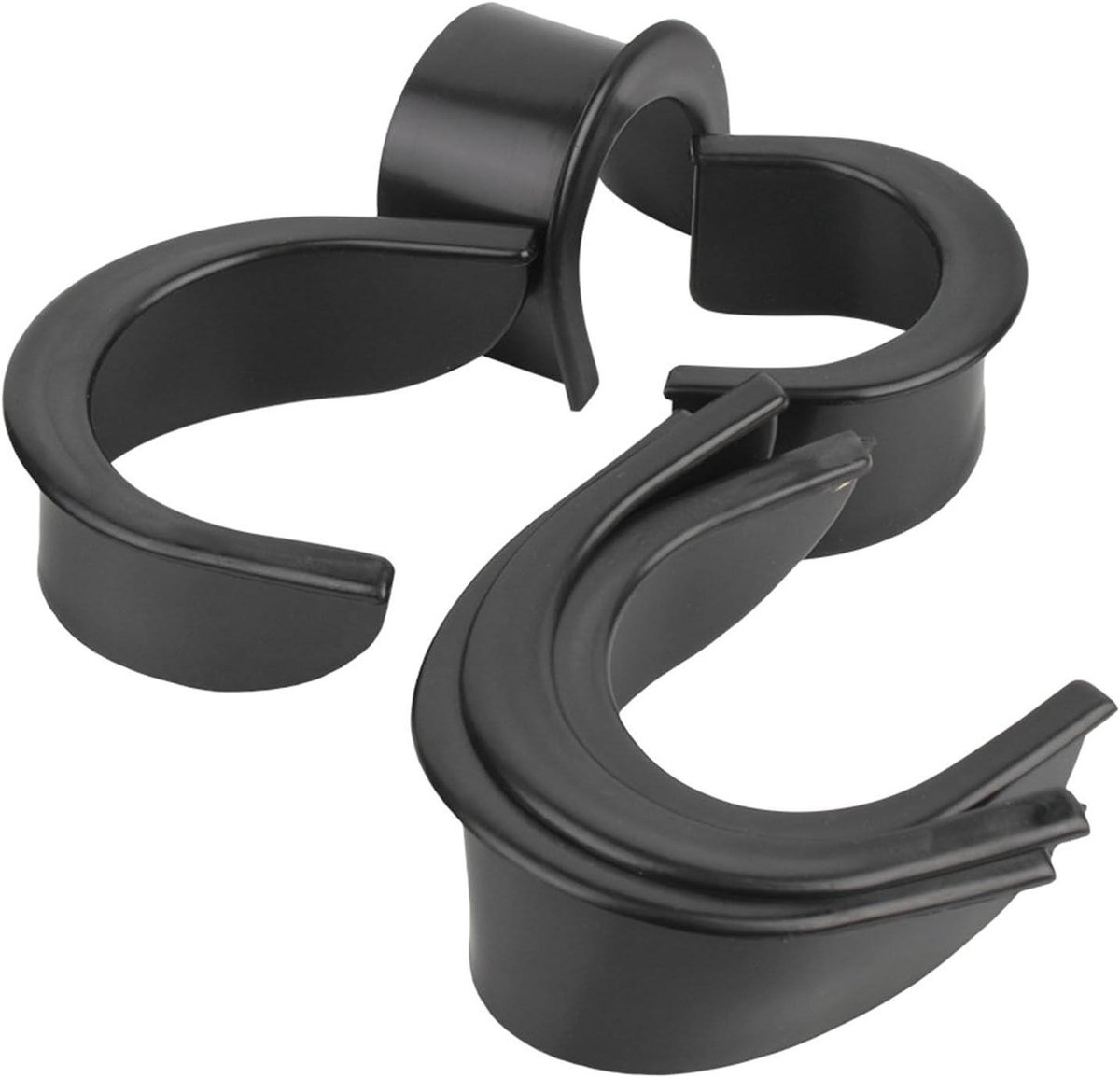 Pooltafel Voeringen - Biljartzak Voeringen - Tafel Onderhoud - Duurzaam Rubber - 6-delige Set - Zwart