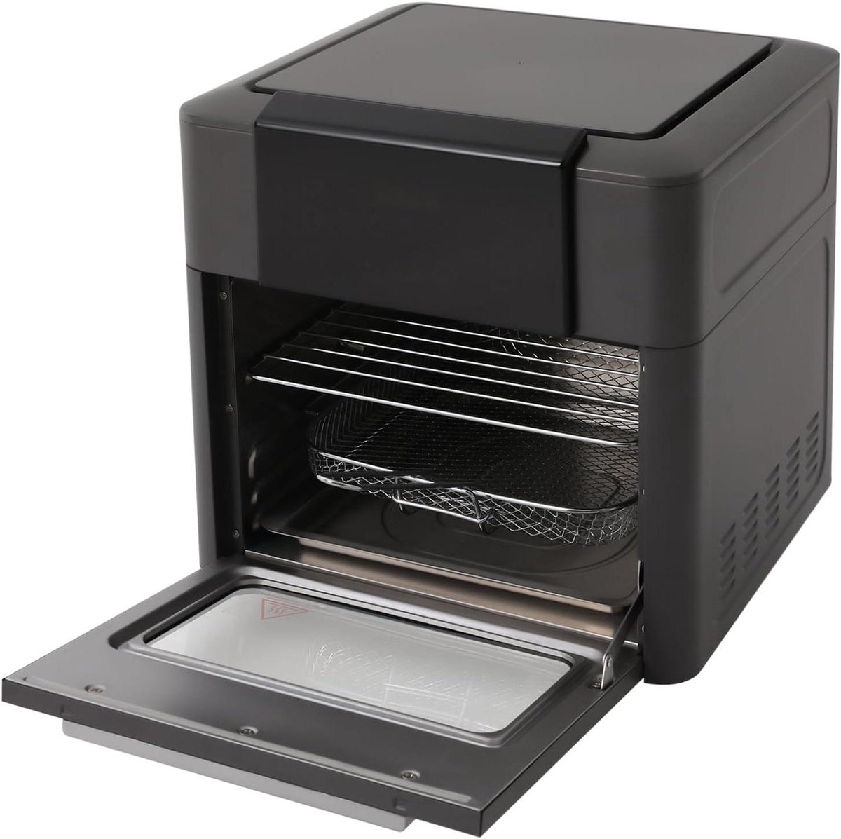 Heteluchtfriteuse - Airfryer Oven - Gezond Koken - 12 Programma's - 12 Liter - Grijs