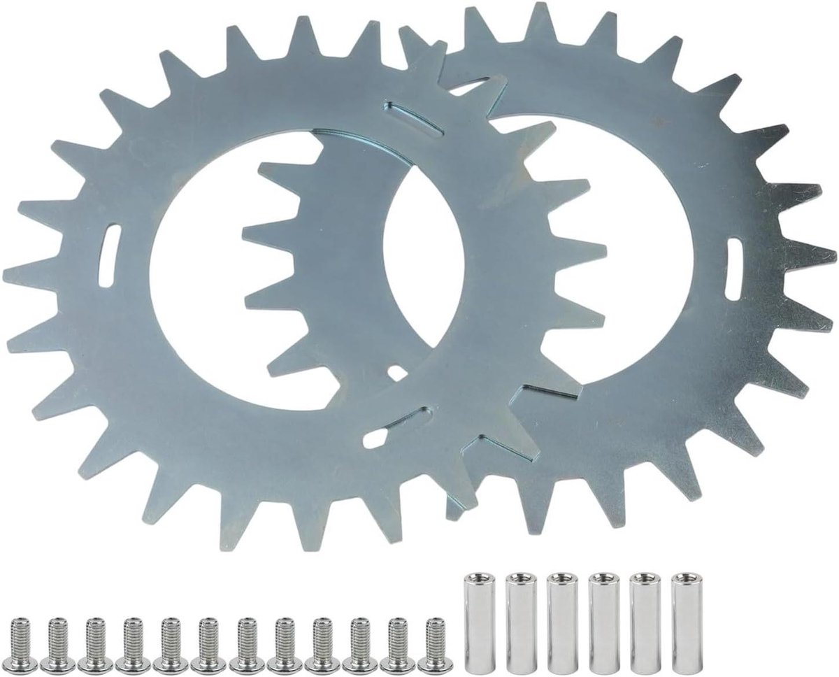 Robotmaaier Antislip Spijkers - Tractieverbetering Kit - Gazon Onderhoud - Stalen Duurzaamheid - 210 mm - Zilver