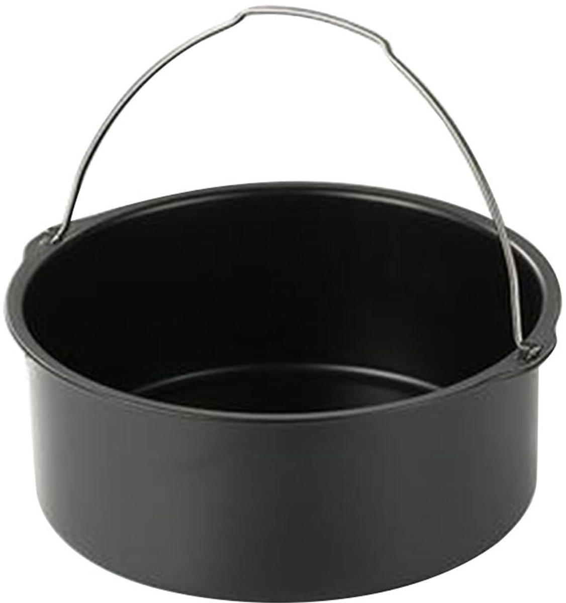 Dailygoods - Cake Barrel Air Fryer Accessoires - Ronde Cakevorm met Handvat
