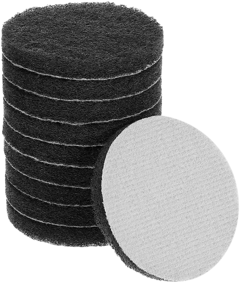 Dailygoods - Set van 10 Nylon Schuurpads - 7 cm met Haak en Lussysteem
