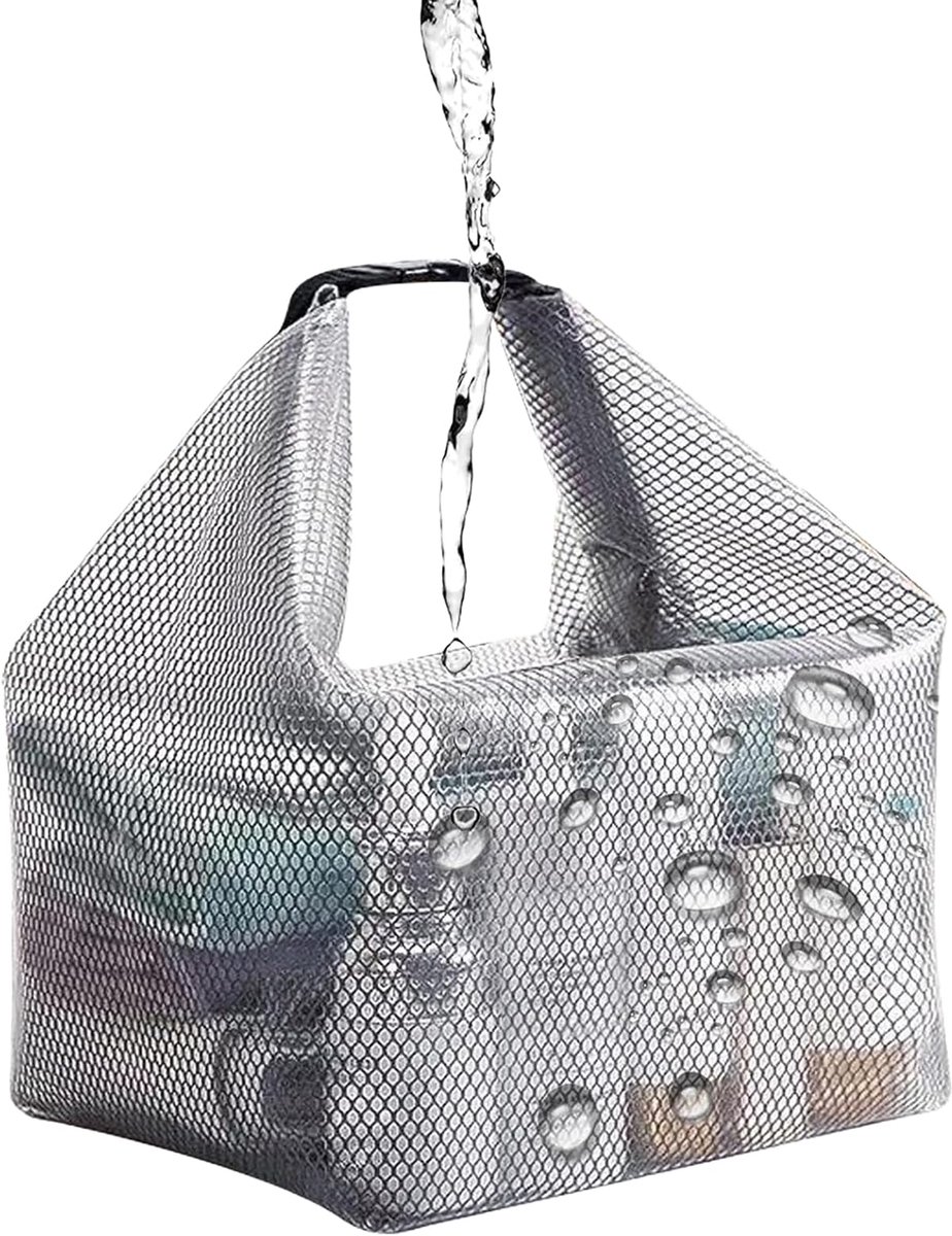 Dailygoods - Transparante Toilettas - Waterdichte Make-uptas voor Reis en Douche