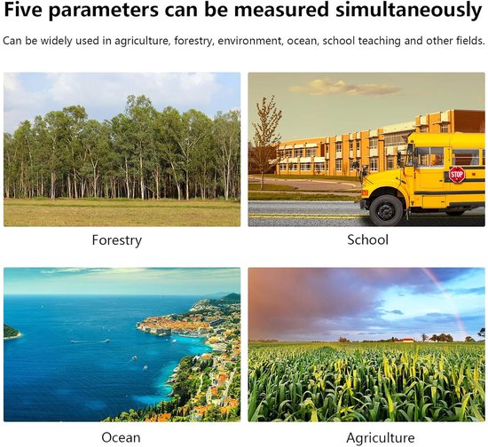 Windsnelheid Meter - Anemometer Windmeter - Geografie Onderwijs - Digitale Windbeker - Compact Lichtgewicht - Grijs — afbeelding 4