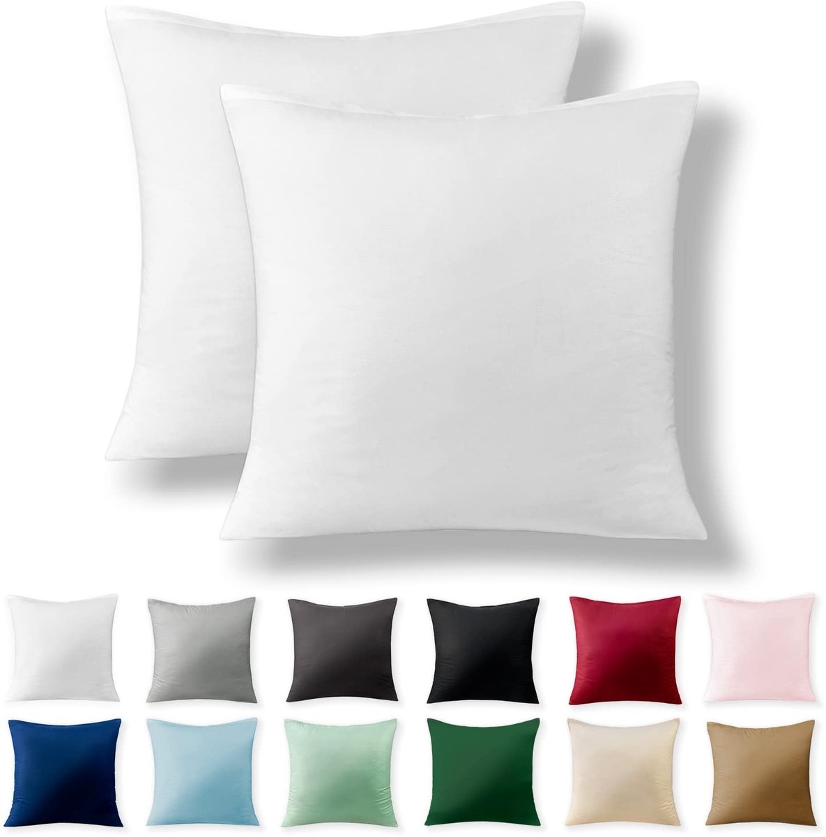 Dailygoods - Set van 2 Kussenhoezen - 100% Katoen Renforcé 80 x 80 cm