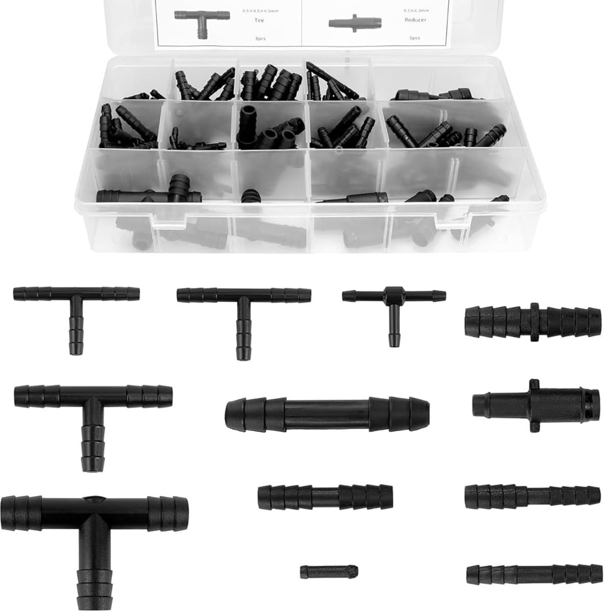 Dailygoods - 113-delige Slangconnectorset - Voor Koel- en Brandstofsystemen