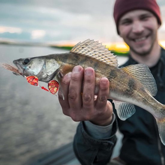 Spinner Baits - Vis Lokaas - Vissen Op Baars - Dynamische Staart Actie - 11 cm - Meerdere Kleuren — afbeelding 3