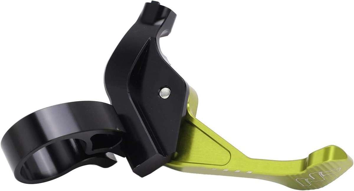 Fietszadelpen Controller - Zadelpen Lift - Fietscomfort Verbeteren - CNC Gefreesd Aluminium - 3.5 cm Diameter - Zwart Groen