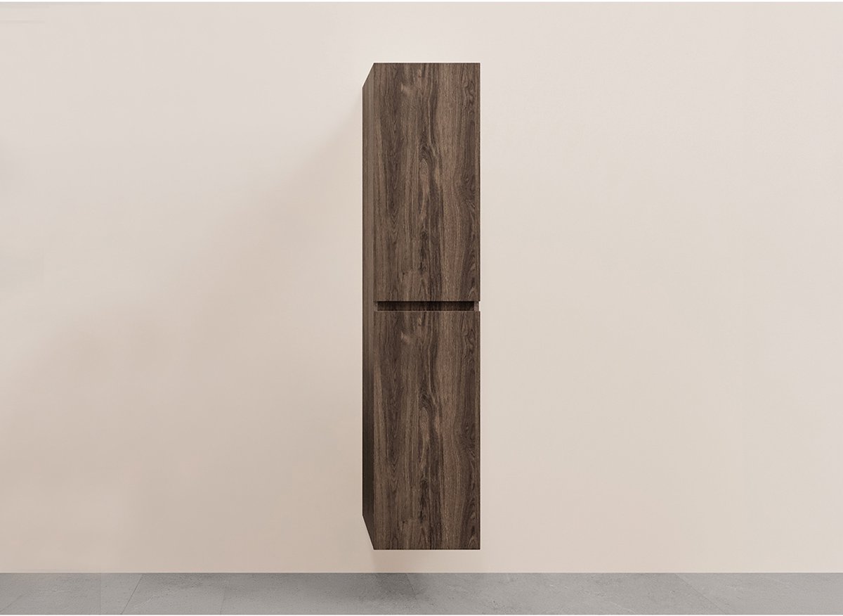Wiesbaden Alvara Kolomkast - 160x35x35cm - Donker Eiken