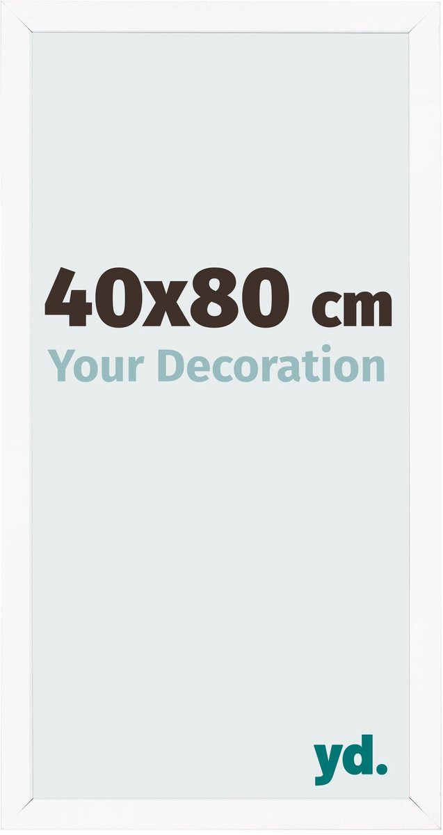 Your Decoration - Fotolijst 40x80 cm - MDF - Wit Mat - Bologna