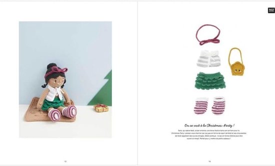 Crochetboek Poppen - Breiboek Amigurumi - Haken Leren - 2 Poppen 4 Outfits - 36 Pagina's - Multicolor — afbeelding 4