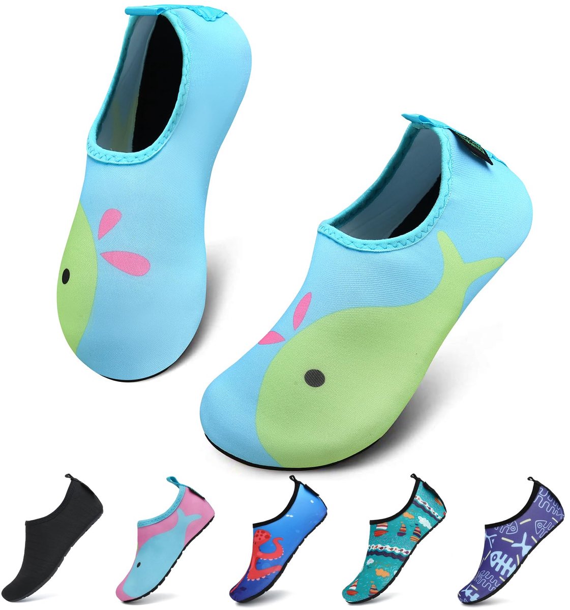 SnelShoppen - Kinderstrandschoenen Peuterzwemschoenen Waterschoenen Jongens Meisjes Aquaschoenen Blotevoetenschoenen Groen 36/37 EU voor Strand, Zwemb