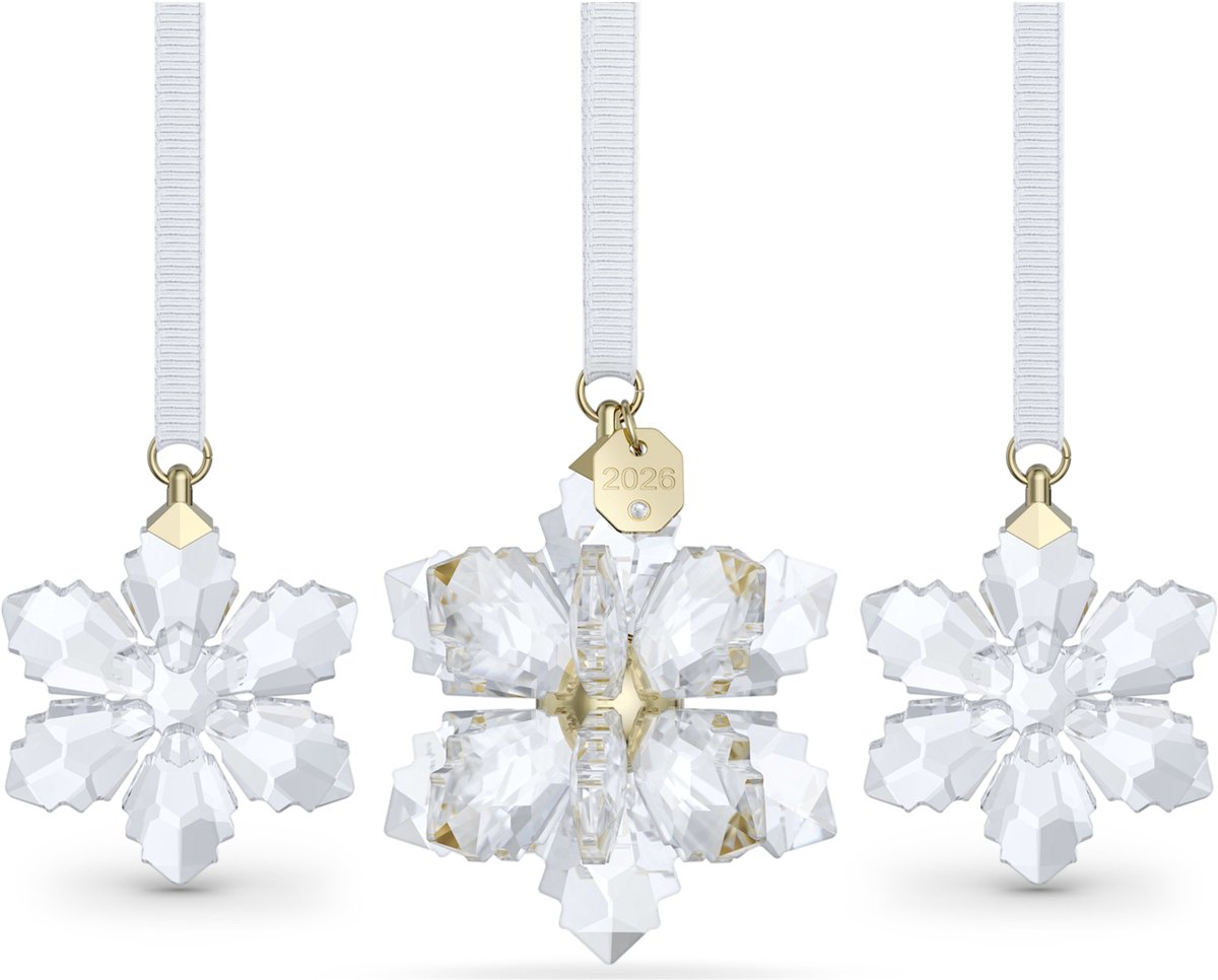 Swarovski Jaarlijkse Editie Ornament 3D Kerststerren Set 5731943