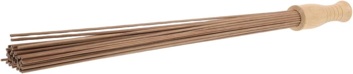 Bamboe Massage Stick - Percussie Roller - Spierontspanning - Draagbaar Lichtgewicht - 58.3 cm - Lichtbruin