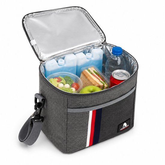 Eurocatch Koeltas 25x18x20 cm - Inclusief 2 Coolpacks - Geïsoleerde Coolbag - 600D Oxford van Eurocatch — afbeelding 5