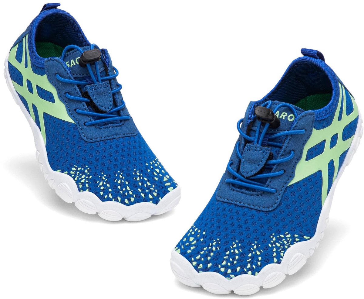 SnelShoppen - Waterschoenen Kinderen Antislip Lichtgewicht Zwemschoenen voor Jongens en Meisjes, Maat 28, Donkerblauw - Ideaal voor Stranden, Zwembade