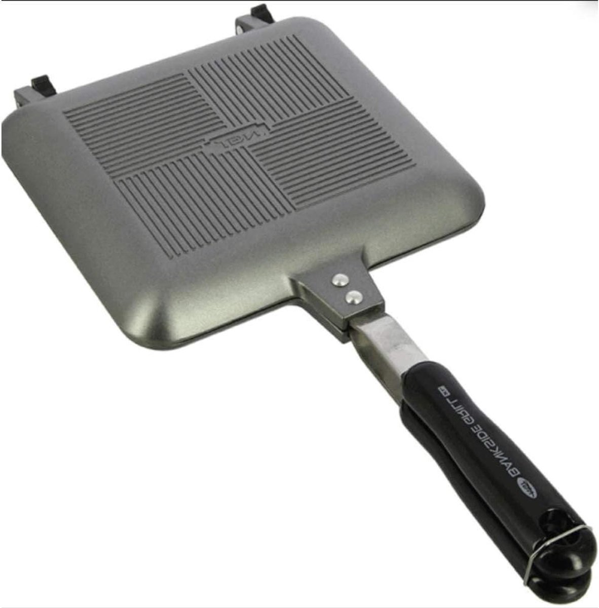 Tosti Maker XL - Sandwich Grill - Kamperen - Bankside Grill - 205 cm - Chroom