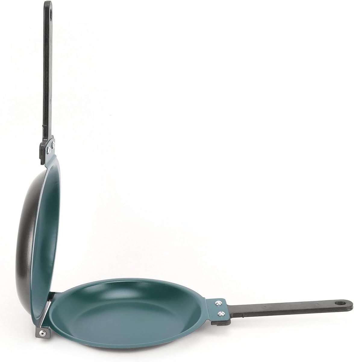 Dubbelzijdige Bakpan - Pannenkoekenpan Flip - Snel Ontbijt Maken - Dubbelzijdig Kookontwerp - 627 g - Groen