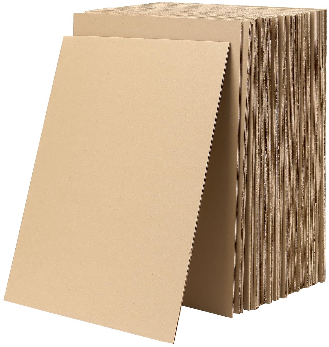 SnelShoppen - A3 Golfkartonnen Vellen 30 x 40 cm - 50 Stuks Bruin Kraftpapier voor Ambachtelijke Verpakking en Verzending - Perfect voor Feesten, Kuns