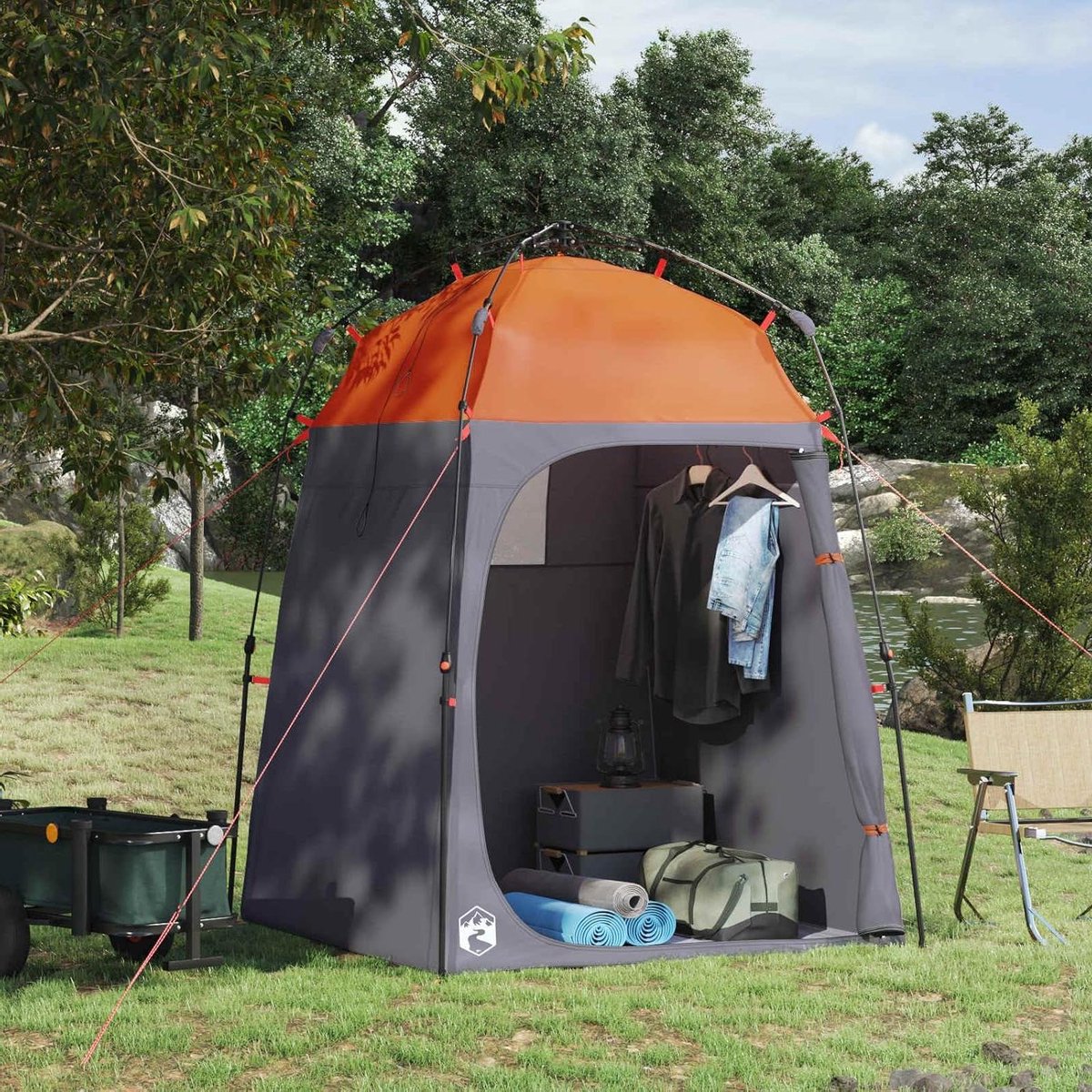 Douchetent Opvouwbaar - Privacy Tent Outdoor - Kamperen en Outdoor - Stalen Frame Stabiliteit