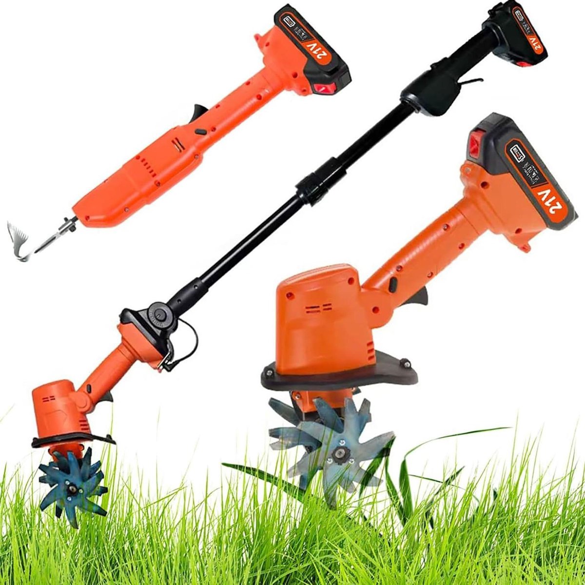 Elektrische Tuinfrees - Micro Tiller Onkruidverwijderaar - Bodem Bewerken - 2-in-1 Graafschoffel - 10 cm Werkbreedte - Niet gespecificeerd