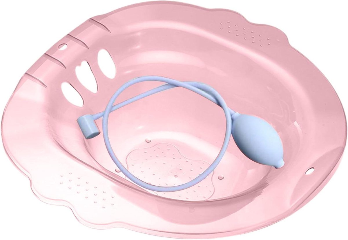 Zitbad Toilet - Bidet Toilet Aambeienbad - Persoonlijke Hygiëne - Universele Pasvorm - 39 x 39 x 12 cm - Wit
