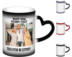 Gepersonaliseerde Mok - Eigen Ontwerp Mok - Cadeau Geven - Dubbelzijdig Bedrukbaar - 325 ml - Wit