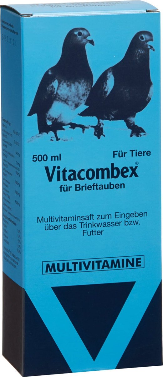 Quiko Vitacombex® BT Multivitamine 500 ml voor duiven - Quiko Vitacombex Multivitamine 500 ml - Supplementen - Vogelvoer - Duiven