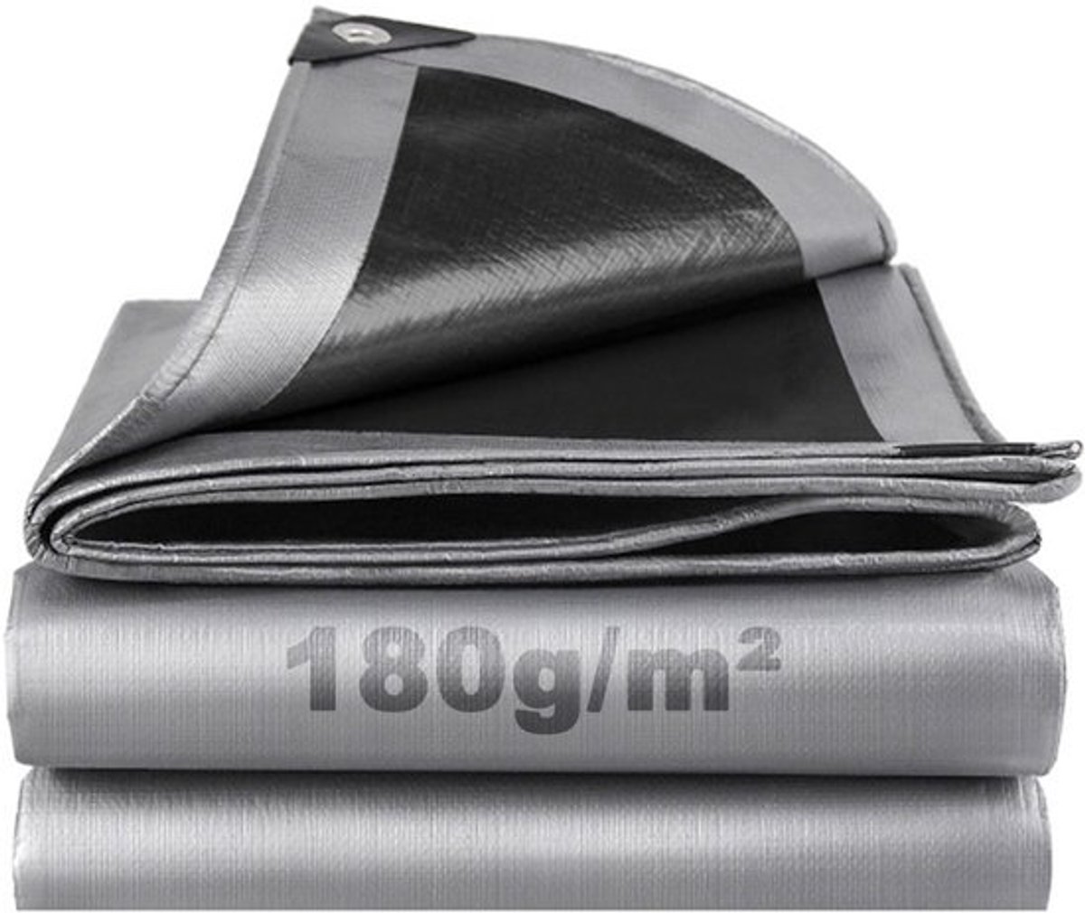 Dekzeil 3x5 m Waterdicht - Robuust PE 180 g/m² - Versterkte Doorvoertules - Multifunctioneel Buitengebruik - Bescherming Tegen Weersinvloeden - Afdekzeil