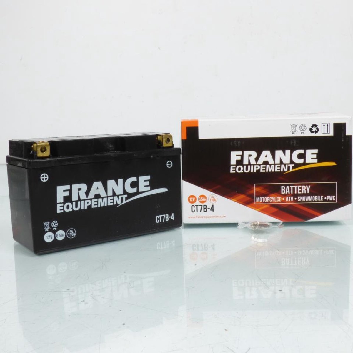 france uitrustingsbatterij voor moto ducati 1299 panigale 2015 à 2017 yt7b-4 / 12v 6.5ah nieuw