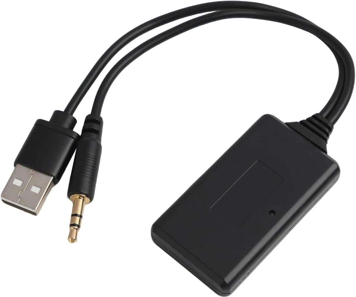 3.5mm AUX Draadloze Bluetooth 5.0-ontvanger, Bluetooth AUX-adapter, Audiozender, Eenvoudige installatie, Auto bluetooth-adapter, Snelle muziekoverdrag