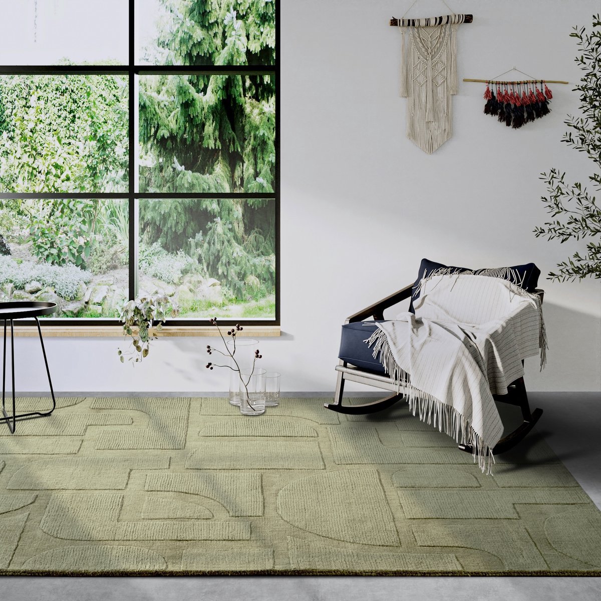 Villeroy & Boch 1906 wollen vloerkleed Alexis Groen - 190 x 280 cm - (L)