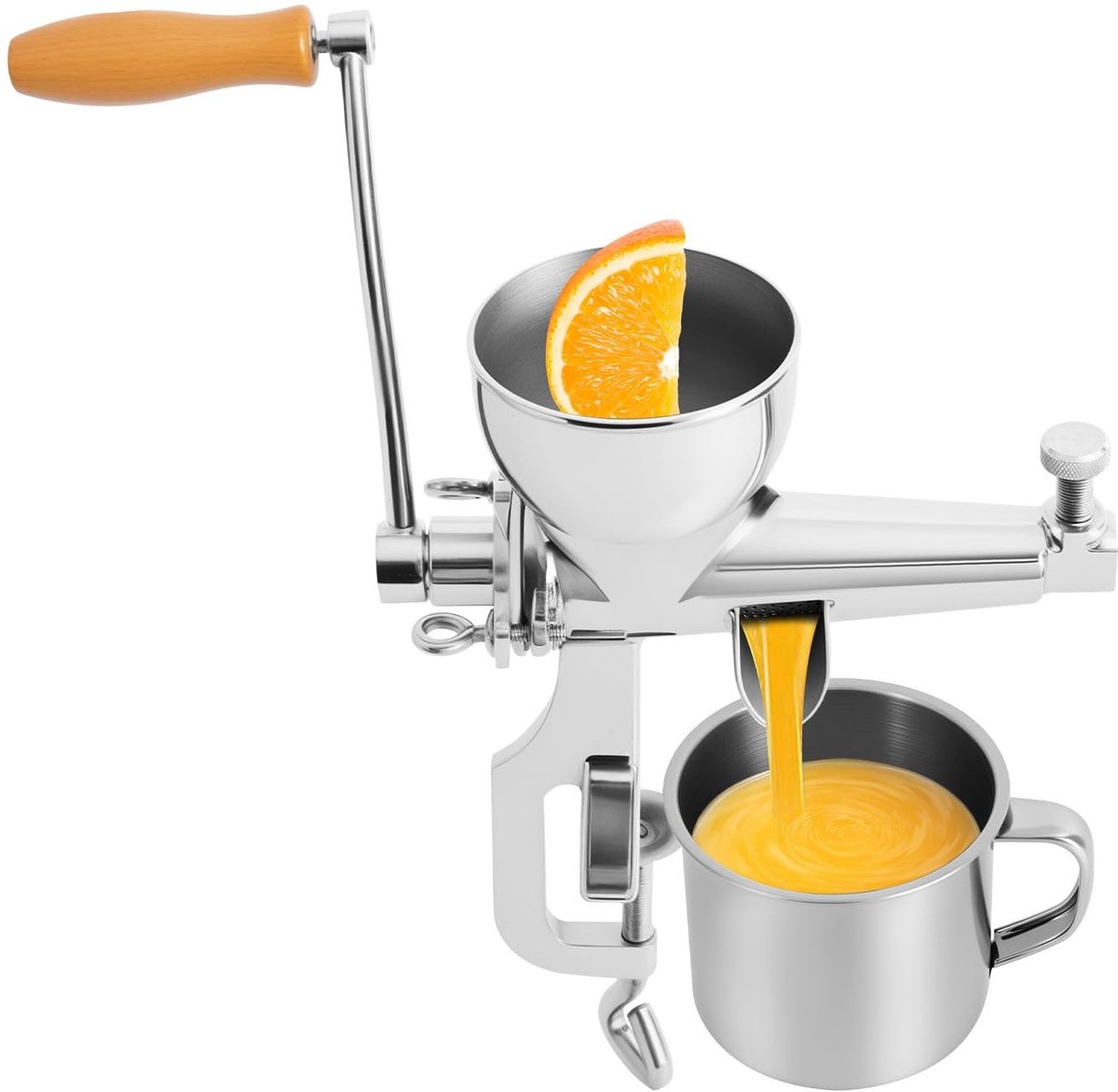 SolidKeus - Handmatige Juicer met Juice Cup en Schoonmaakborstel