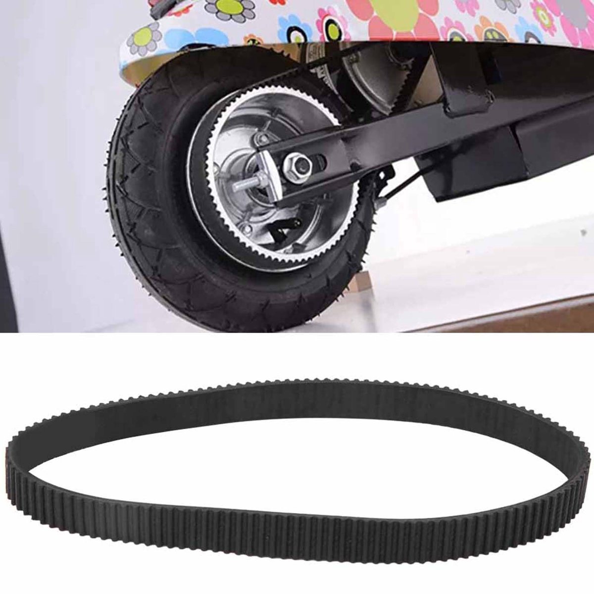 SolidKeus - Rubber Aandrijfriem voor Elektrische Scootermotor, Vervangingsonderdeel