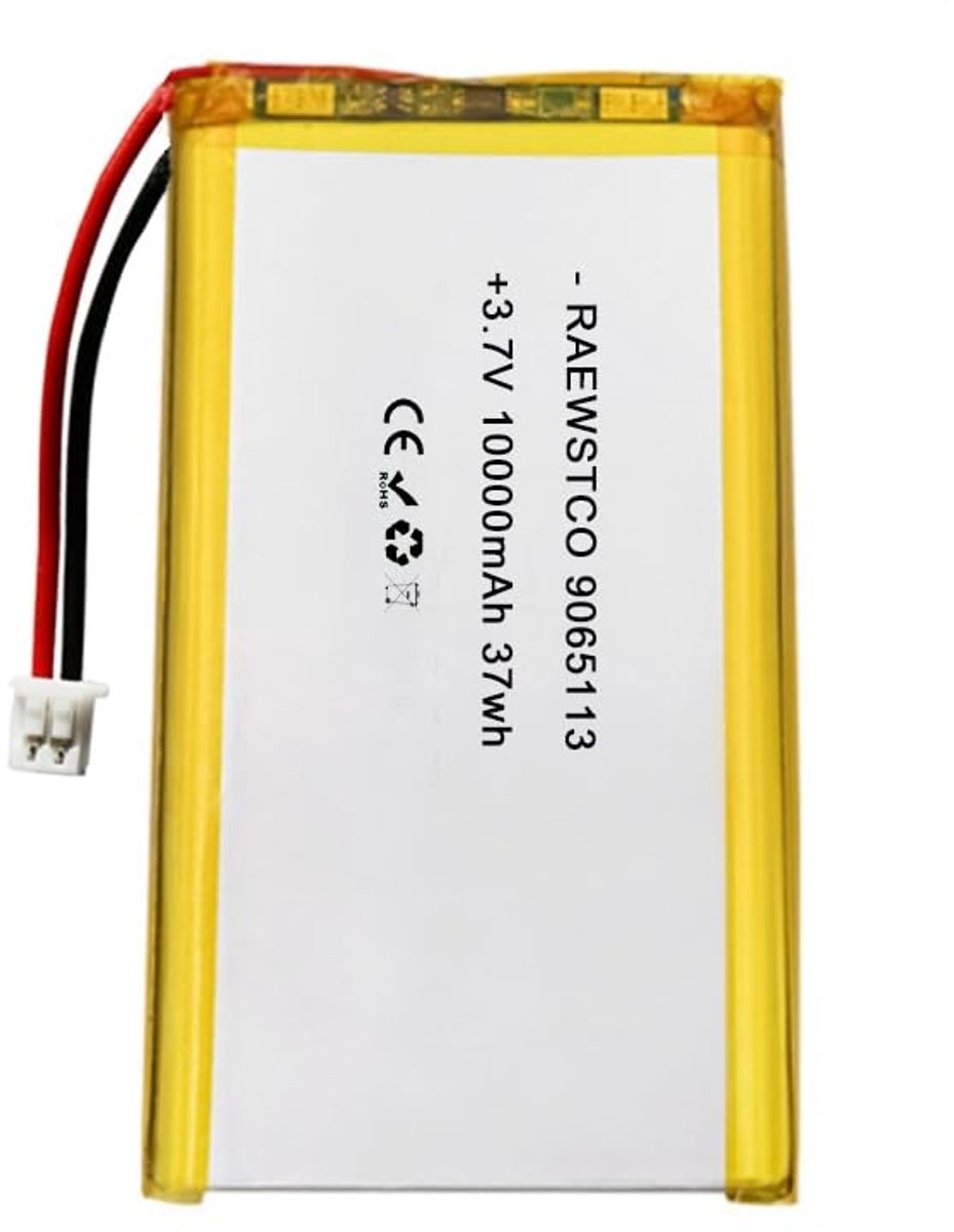 SolidKeus - 3,7 V 10000 mAh Lithium Polymer Batterij voor Powerbanks