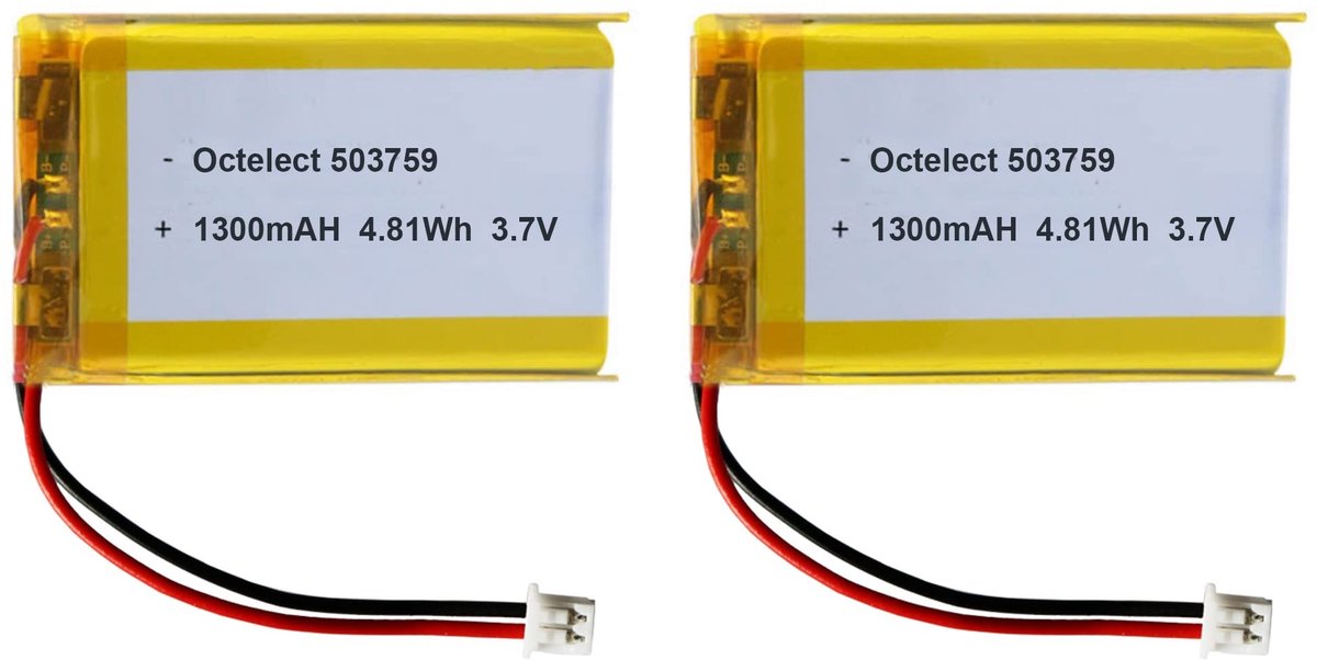 SolidKeus - 3.7V 1500mAh Lithium Accu voor Gamecontrollers