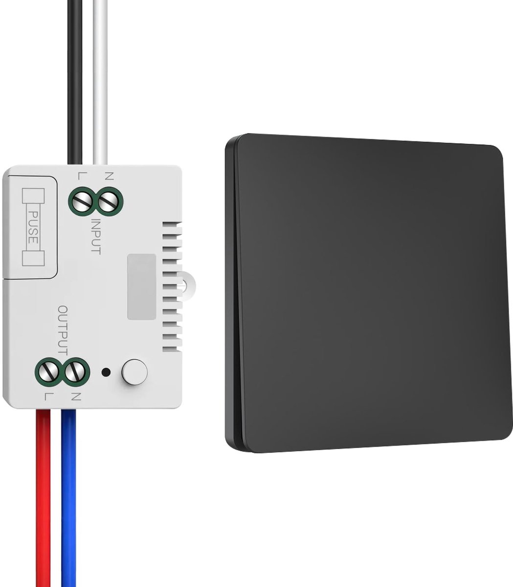 SolidKeus - Draadloze Lichtschakelaar Set met Kinetic Batterij
