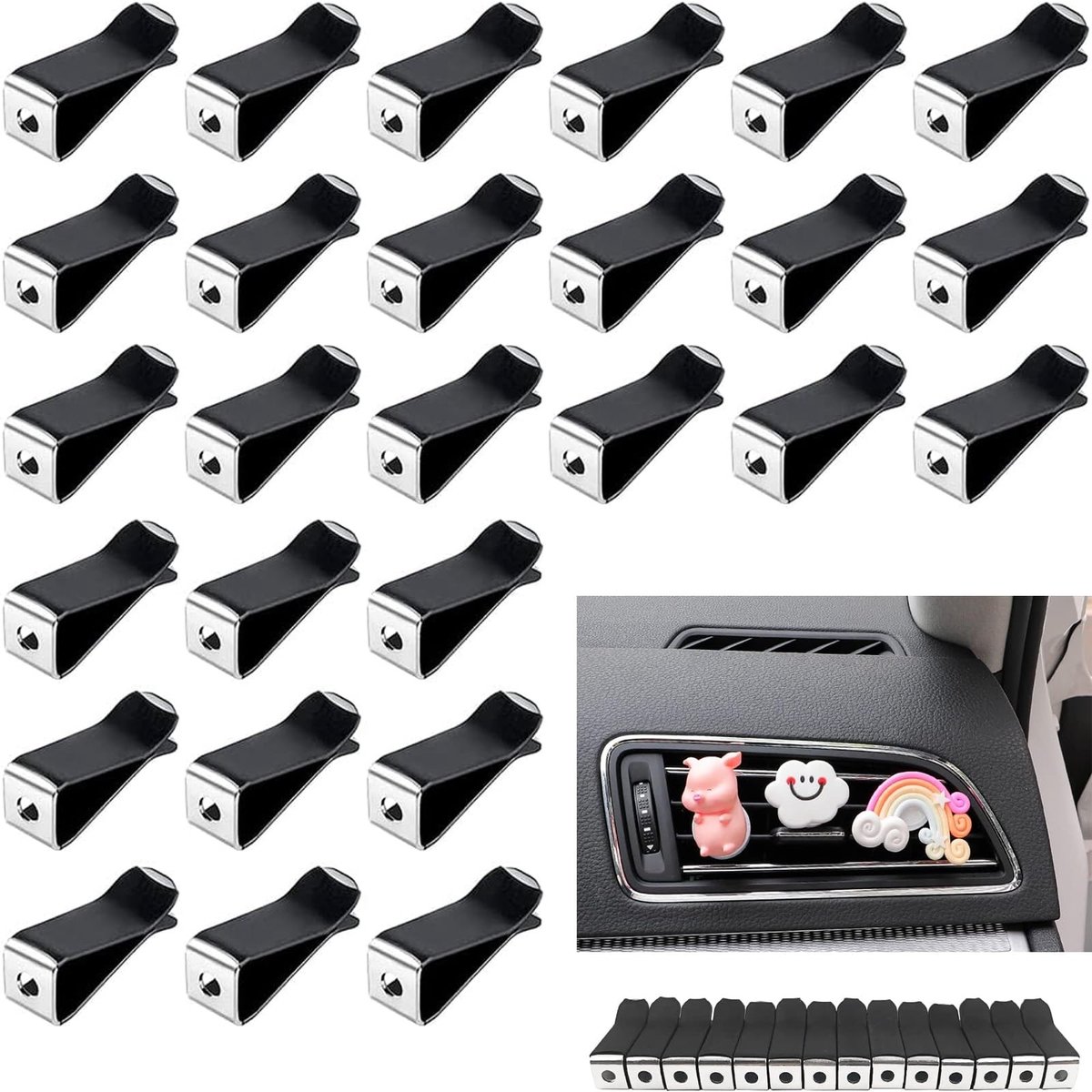 SolidKeus - 50 Stuks Auto Ventilatie Clip voor Luchtverfrissers