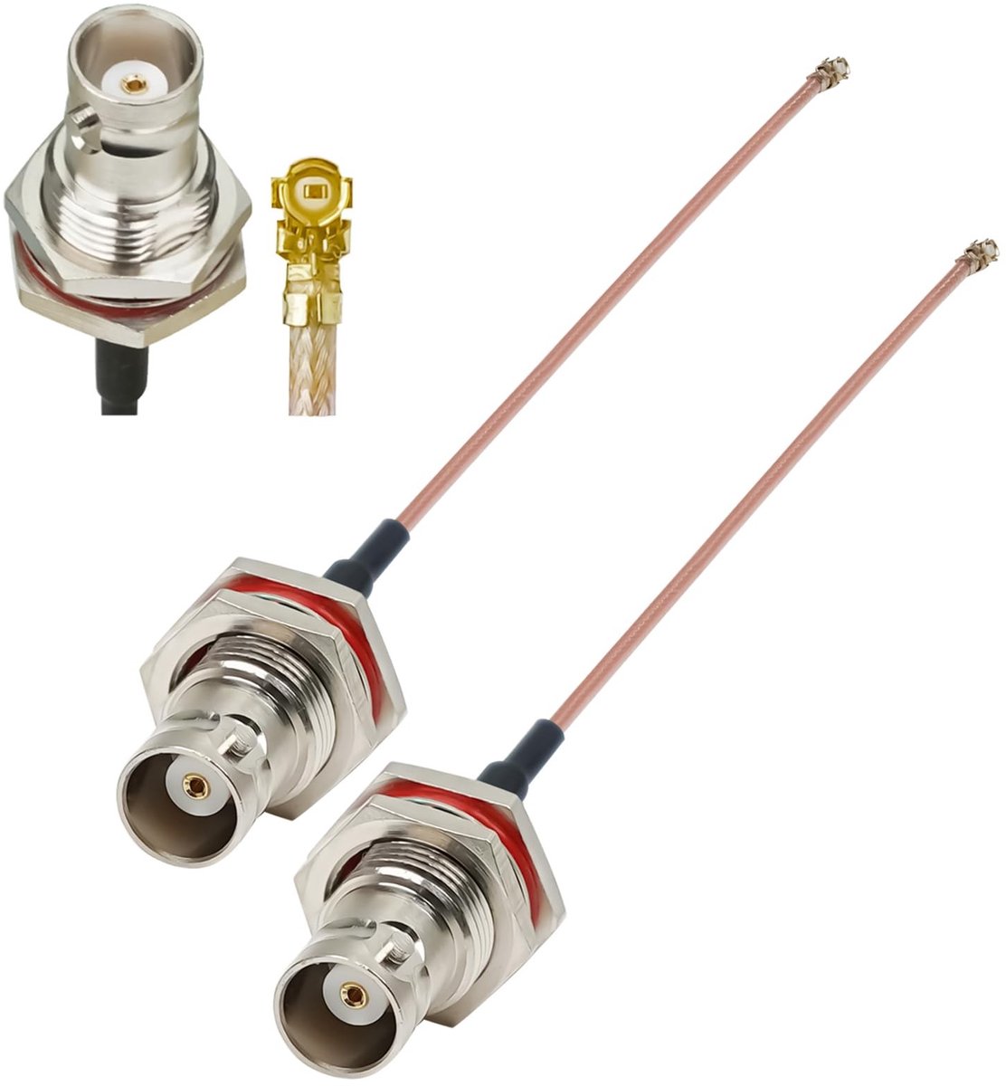 SolidKeus - Coaxiale Kabelset BNC naar IPX MHF1