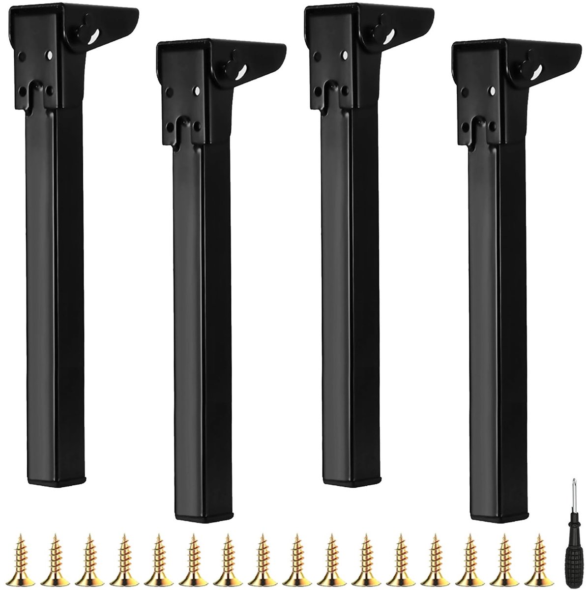 SolidKeus - Set van 4 Opvouwbare Meubelpoten 50 cm