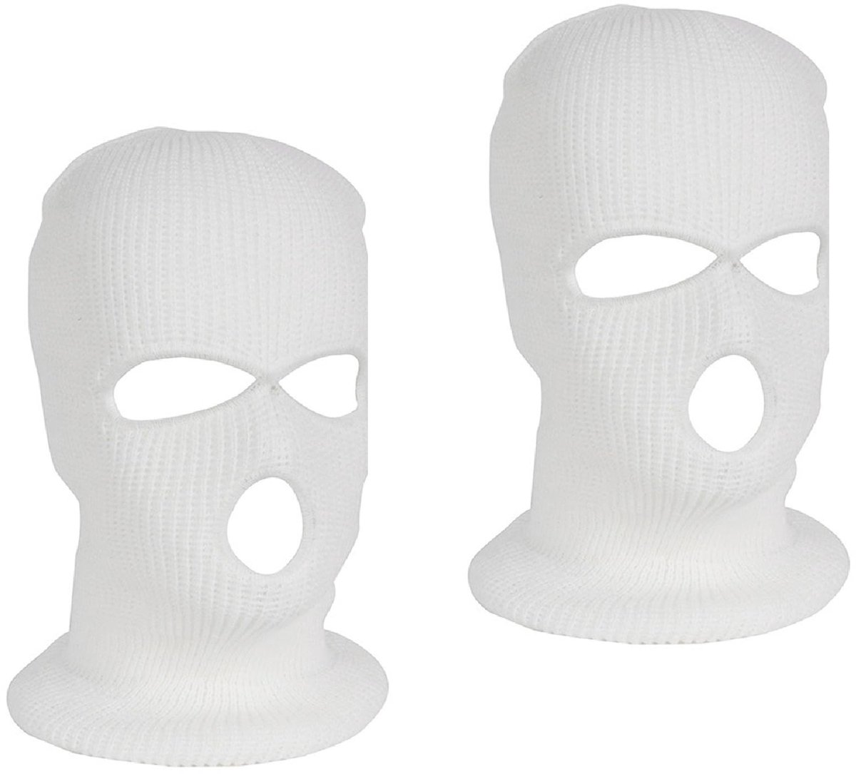 SolidKeus - Set van 2 Balaclava 3 Hole Storm Masks voor Motor en Fiets