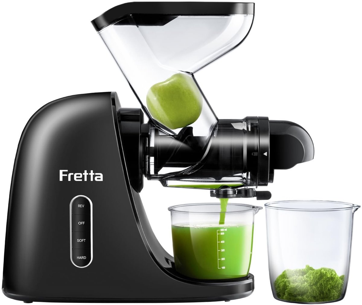 SolidKeus - Slow Juicer met RVS voor Fruit en Groenten 200 W