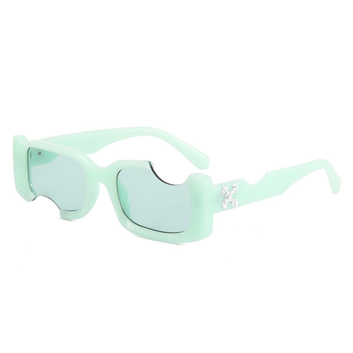SolidKeus - Unisex Zonnebril met UV400 Bescherming en Hip-Hop Stijl