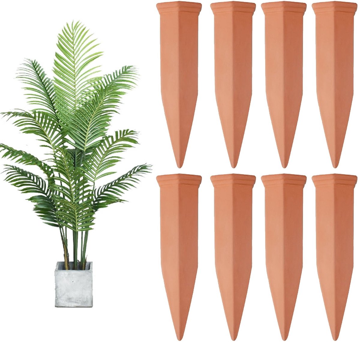 SolidKeus - Zelfwaterende Planten Watergeefsystemen met 8 Stuks