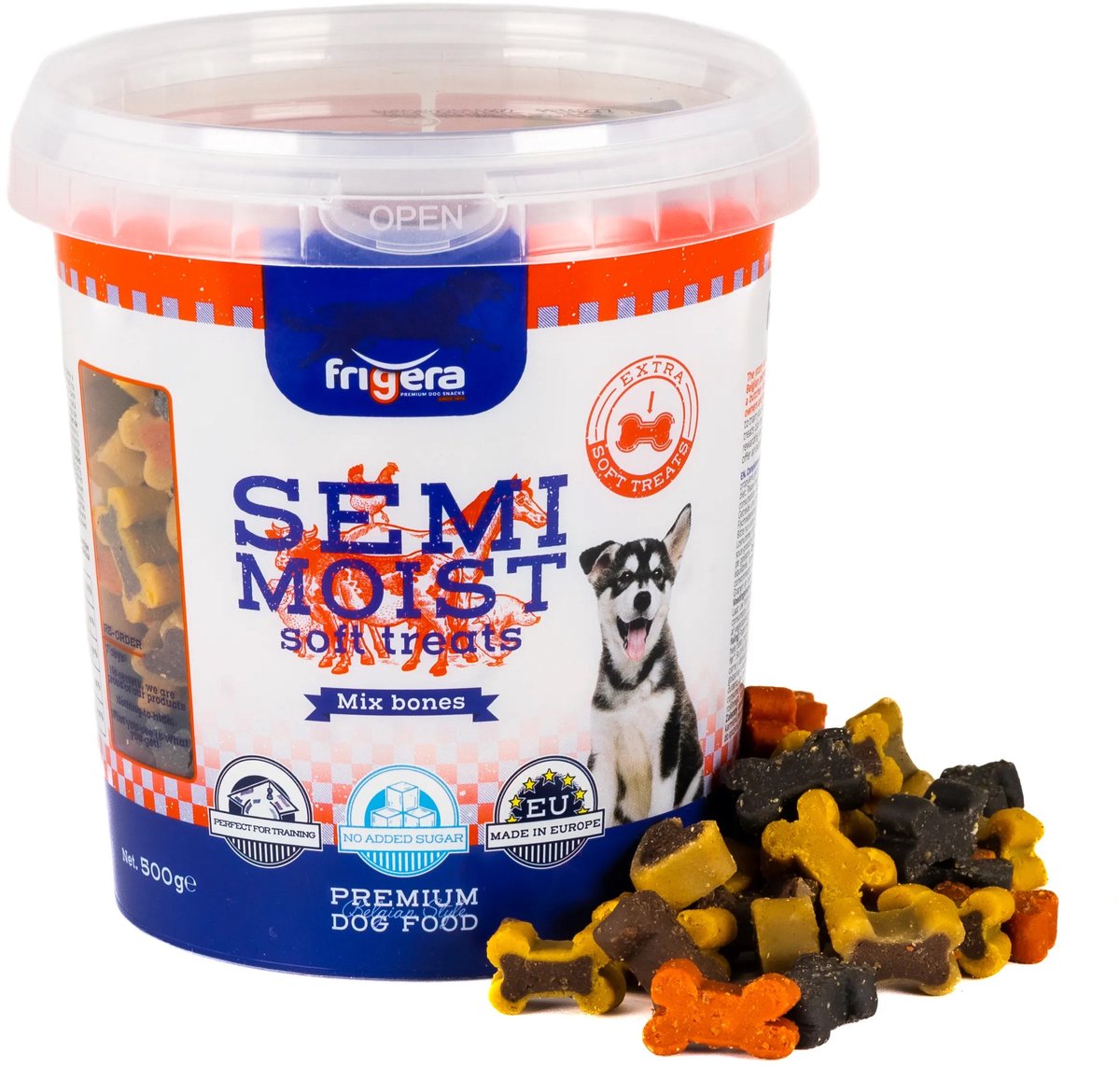 6x500 gr Frigera soft treats mix bones