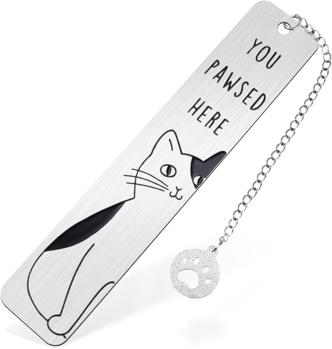 Schattige boekenlegger voor kattenliefhebbers, grappige leesaccessoires voor boekenliefhebbers, perfect cadeau voor vrienden en collega's in de boekenclub