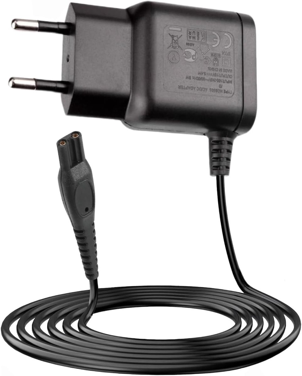 Oplader voor 15V Baardtrimmer - Compatibel met HQ8505, 5000, 7000, BG5020, BT5509, MG5750, MG7790, MG7770 Series - Ideaal voor Scheerapparaten en Trimmers