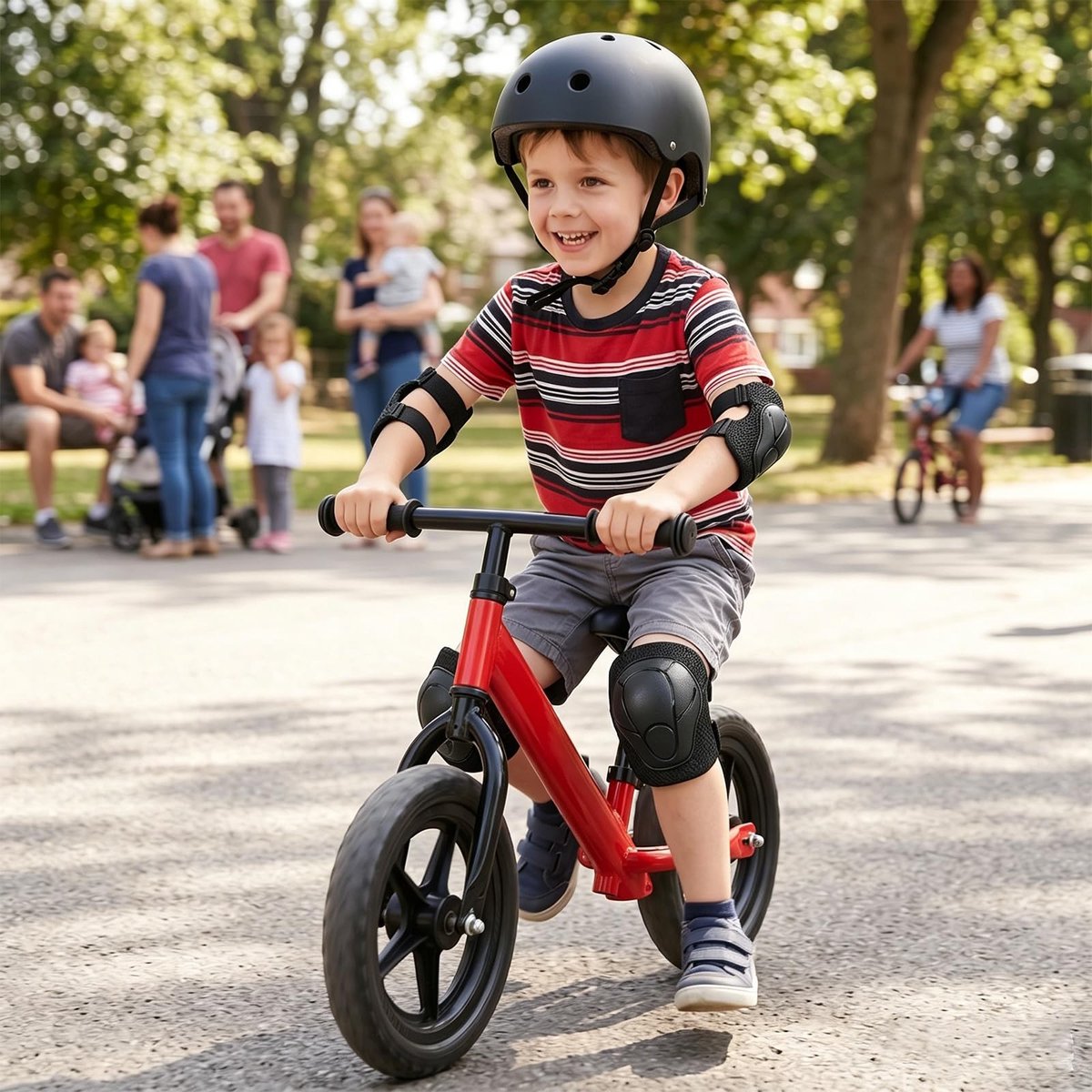 Omgoods - Set van 6 Verstelbare Inline Skates met Beschermers voor Kinderen