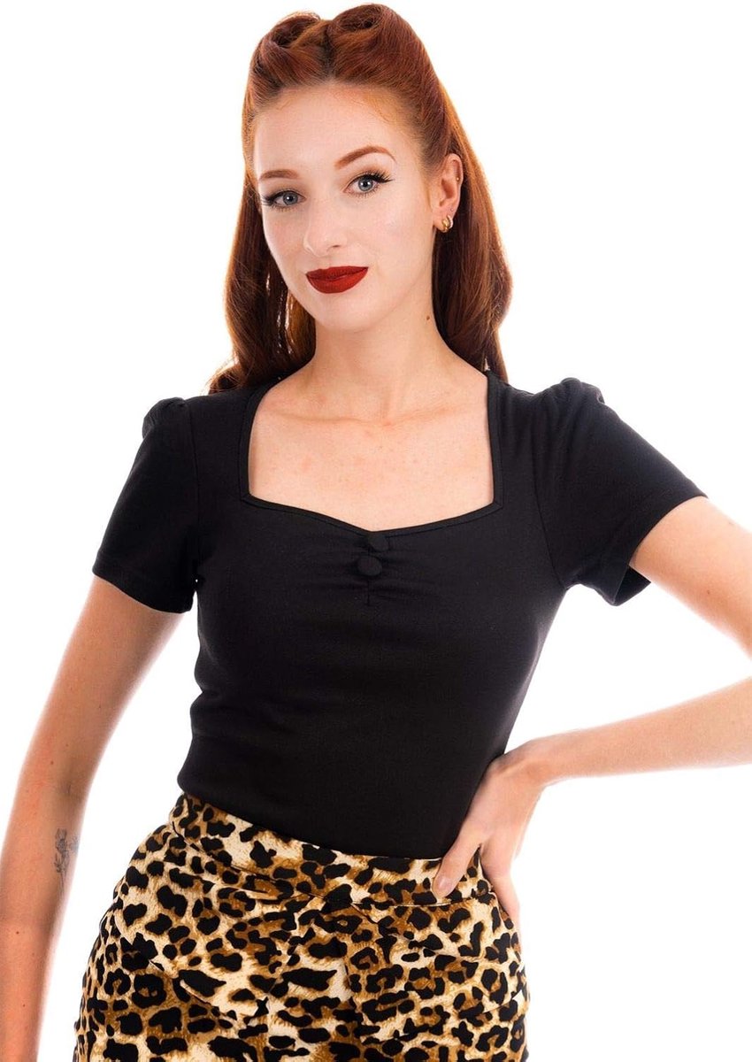 Rox Doris Pin Up Jaren 1950 Vintage Retro Rockabilly Pinup Top