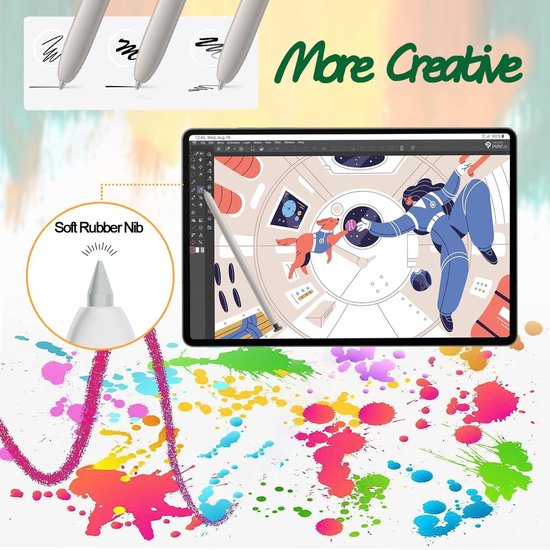 5 Stuks Originele Vervanging Zachte Punten voor Samsung S Pen Galaxy Tab S6 Lite/S10 Lite/S10 FE/S10 FE+ Plus/S10 Ultra/S10+ Plus/S9 FE+ Plus/S9+ Plus/S9 FE/S9/S9 Ultra/S8/S7 FE, Grijs — afbeelding 3