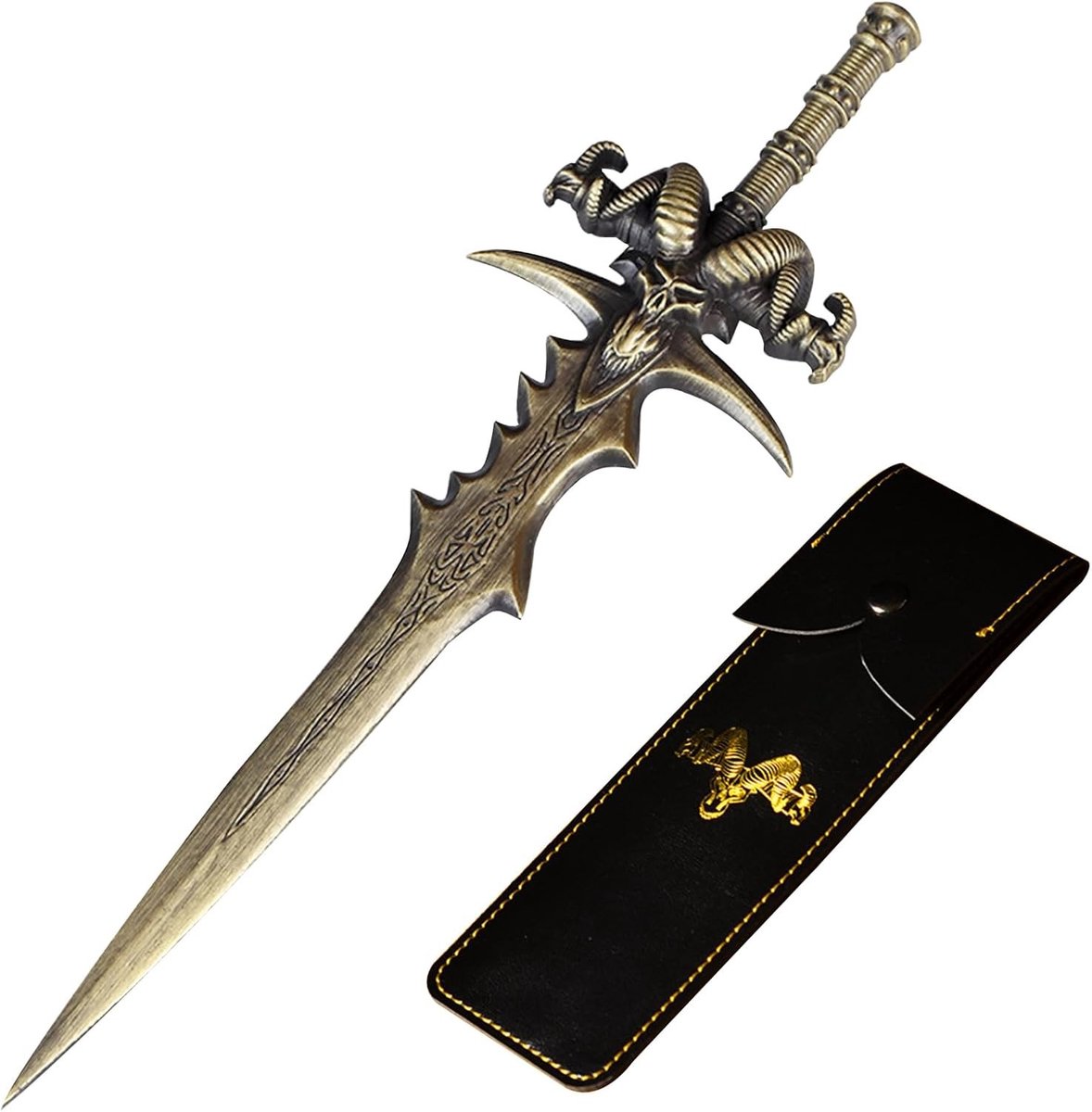 Brievenopener - Zwart - 16,5 x 4,5 cm - Zinklegering - Voor Thuis en Kantoor